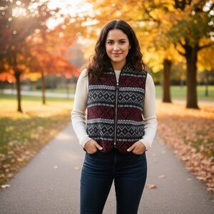 Coldwater Creek ladies XL Grannycore Countryside Prairies.0111